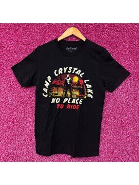Friday the 13th Jason Vorhees Camp Crystal Lake No Place To Hide Horror Tshirt S